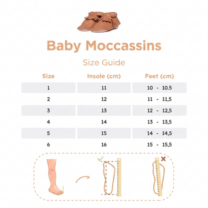 Baby Moccasins - Choco