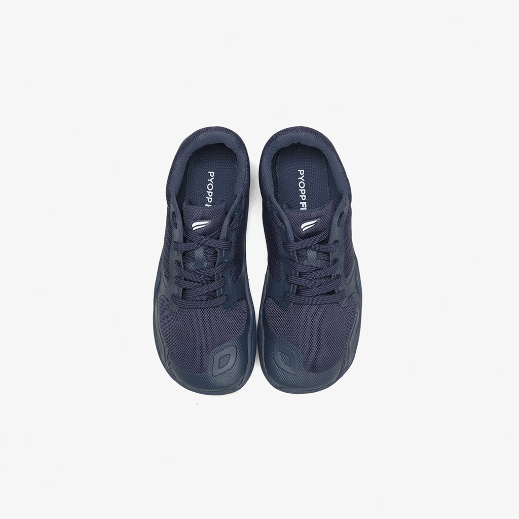 Day 02 Barefoot Sneakers - Navy Pops On Navy