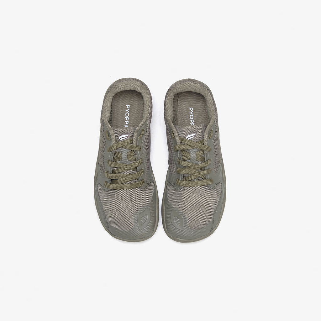 Day 02 Barefoot Sneakers - Greenie Beans On Green