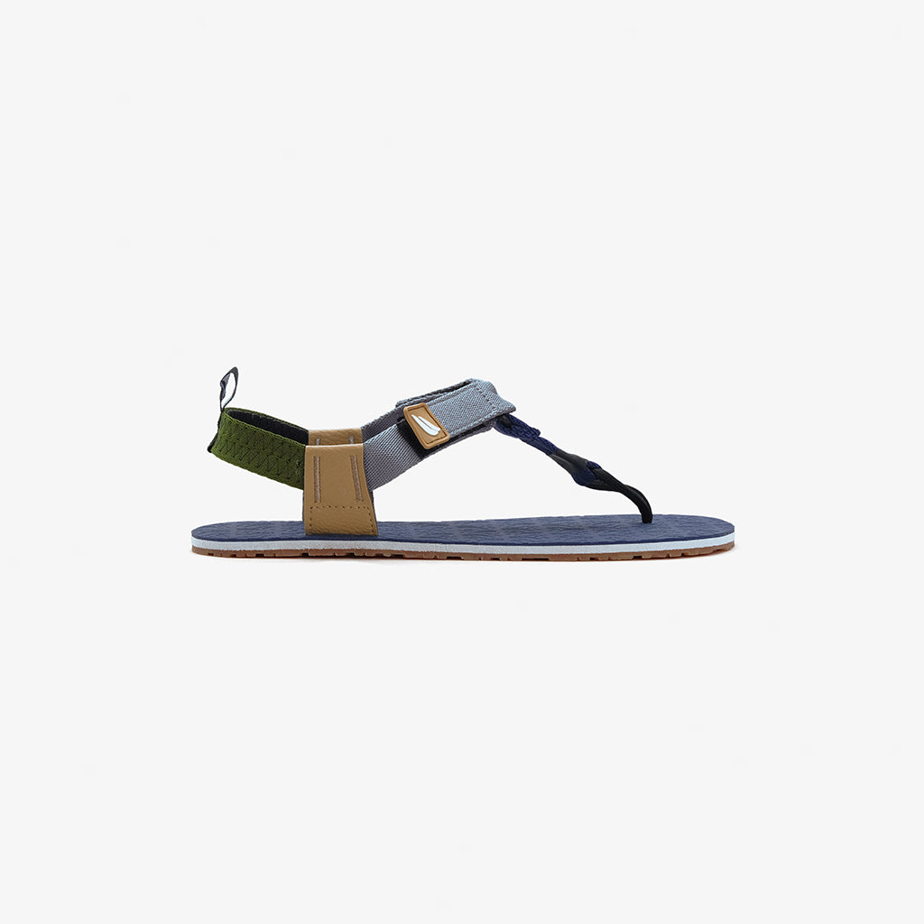 Jelajah Road Barefoot Flip Flops - Indigo Ember