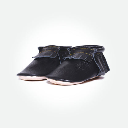Baby Moccasins - Black