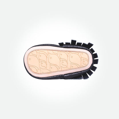 Baby Moccasins - Black