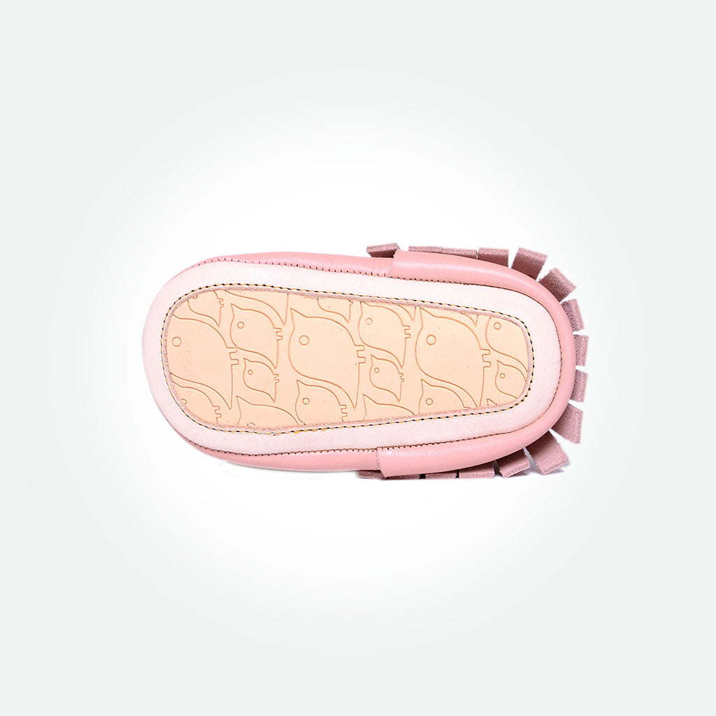 Baby Moccasins - Nude