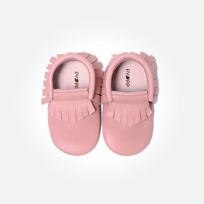 Baby Moccasins - Nude