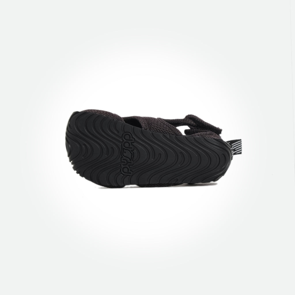 Ninja Active Barefoot Sandals 2.0 - Jet Black (Kids)