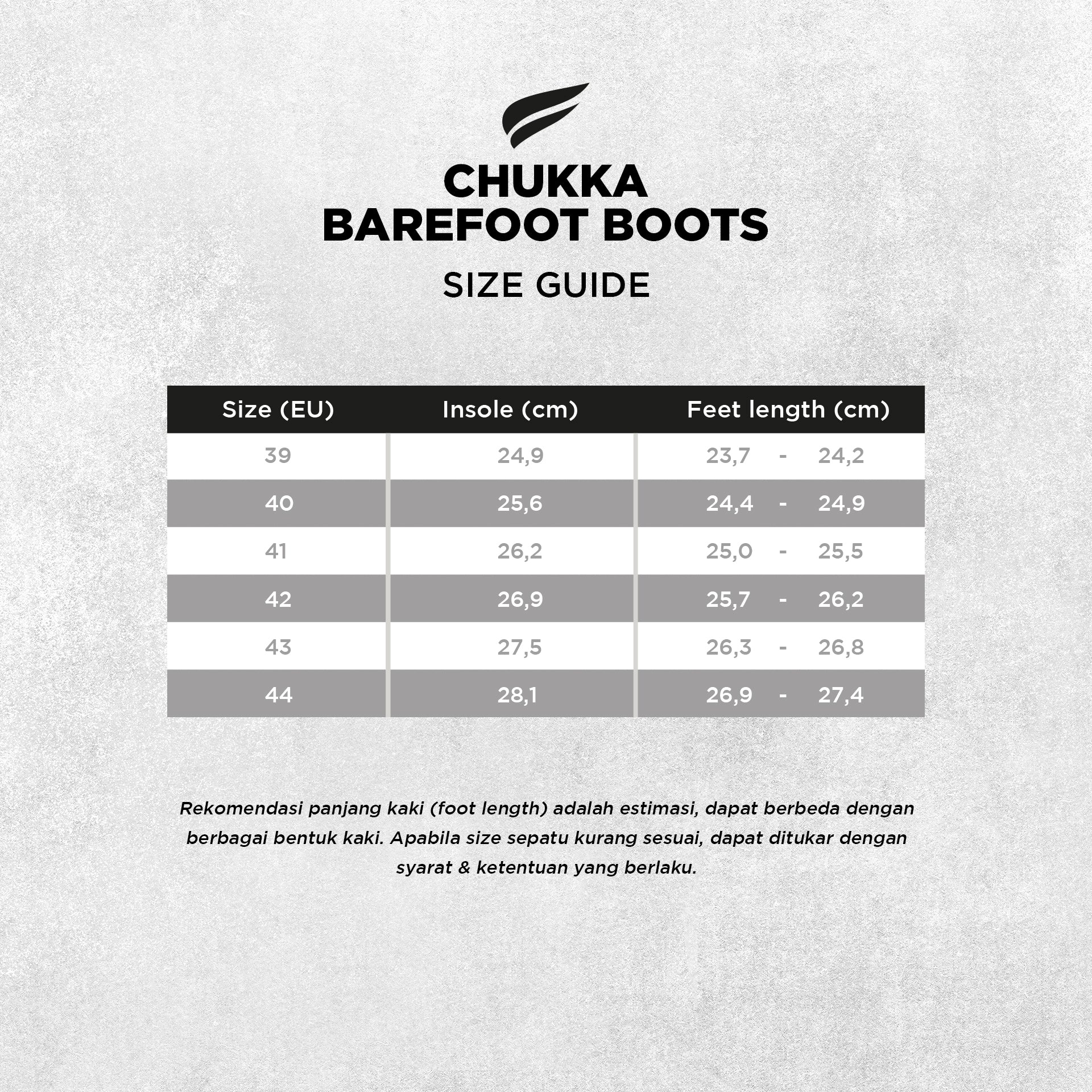 Chukka Barefoot Boots - Daily Formals